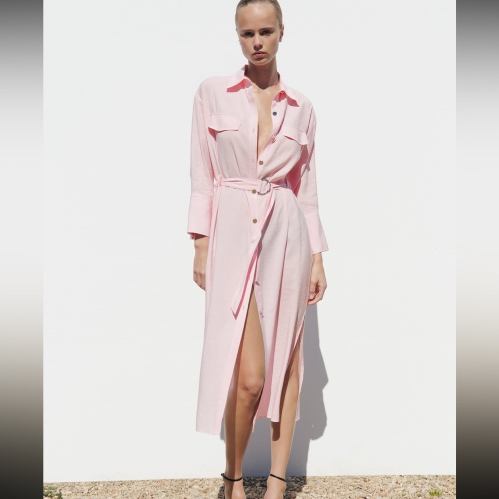 MIDI SHIRT DRESS